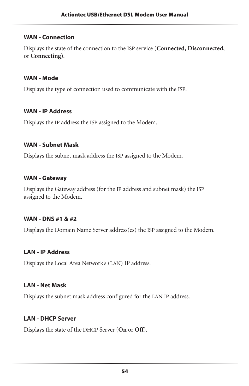 Actiontec electronic GT701A User Manual | Page 57 / 119