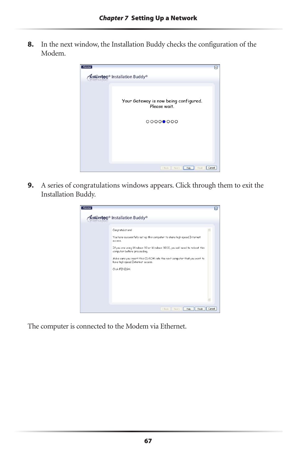 Actiontec electronic GT701A User Manual | Page 70 / 119