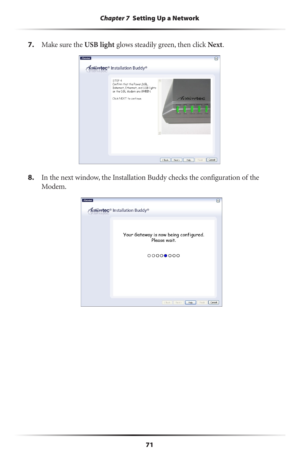 Actiontec electronic GT701A User Manual | Page 74 / 119