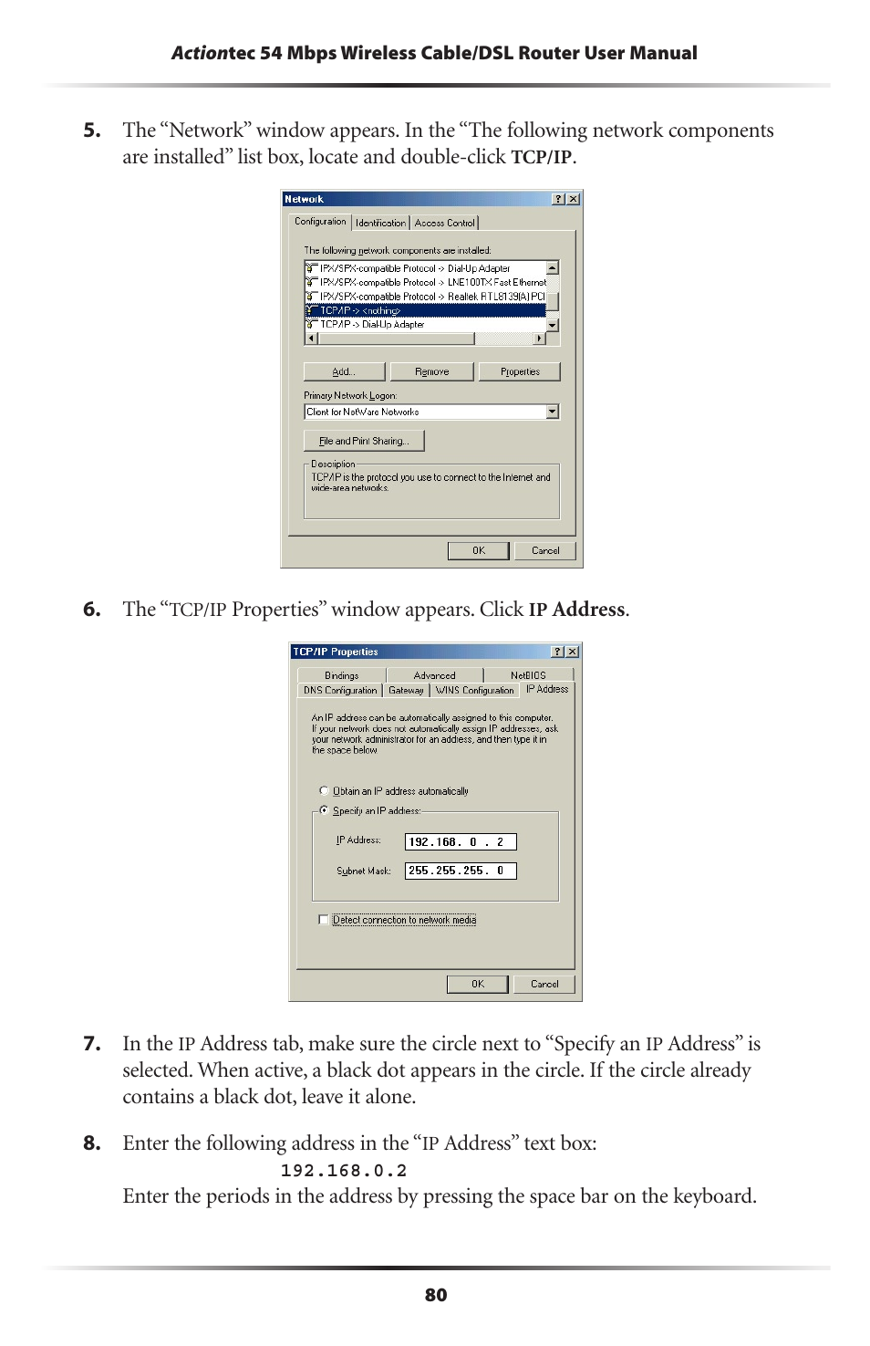 Actiontec electronic GT704WR User Manual | Page 83 / 115