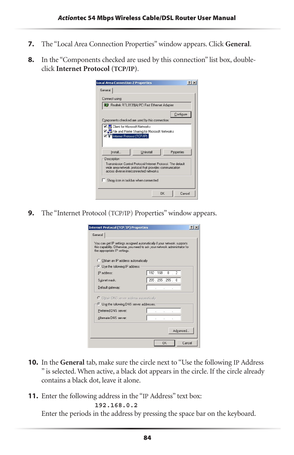 Actiontec electronic GT704WR User Manual | Page 87 / 115