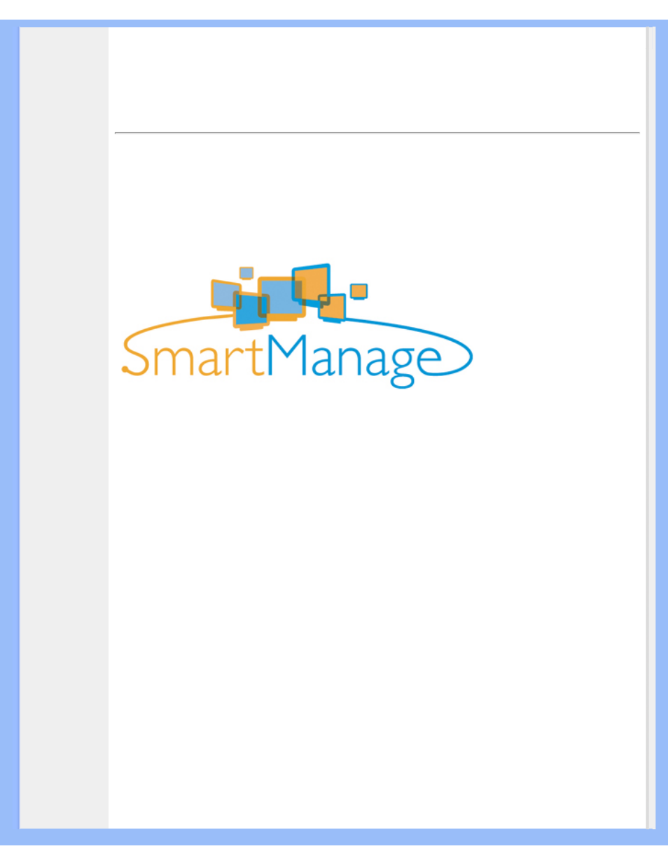 Smartmanage | Philips LCD monitor 170P5EB 43 cm 17" SXGA with LightFrame™ User Manual | Page 58 / 96