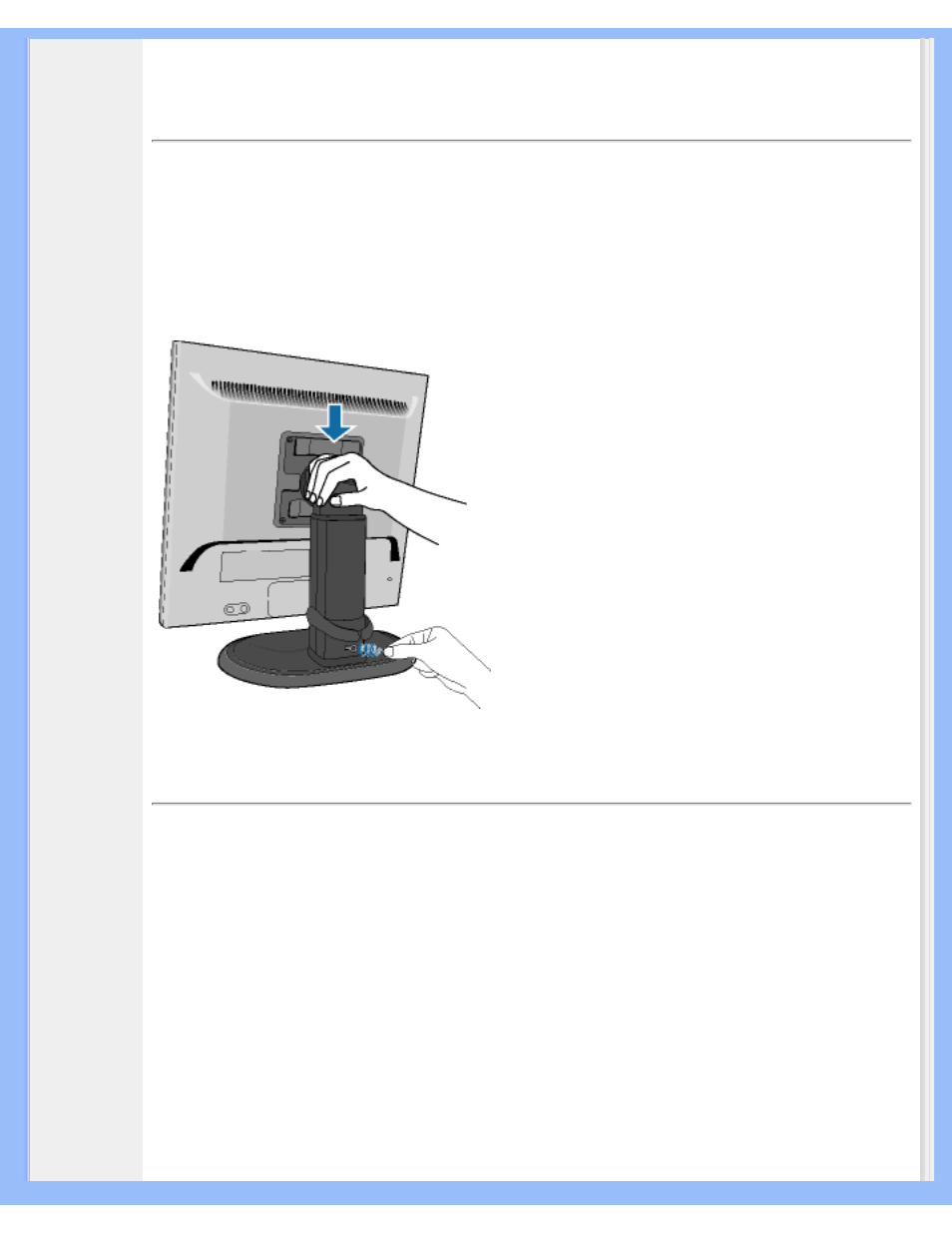 The base | Philips LCD monitor 170P5EB 43 cm 17" SXGA with LightFrame™ User Manual | Page 72 / 96