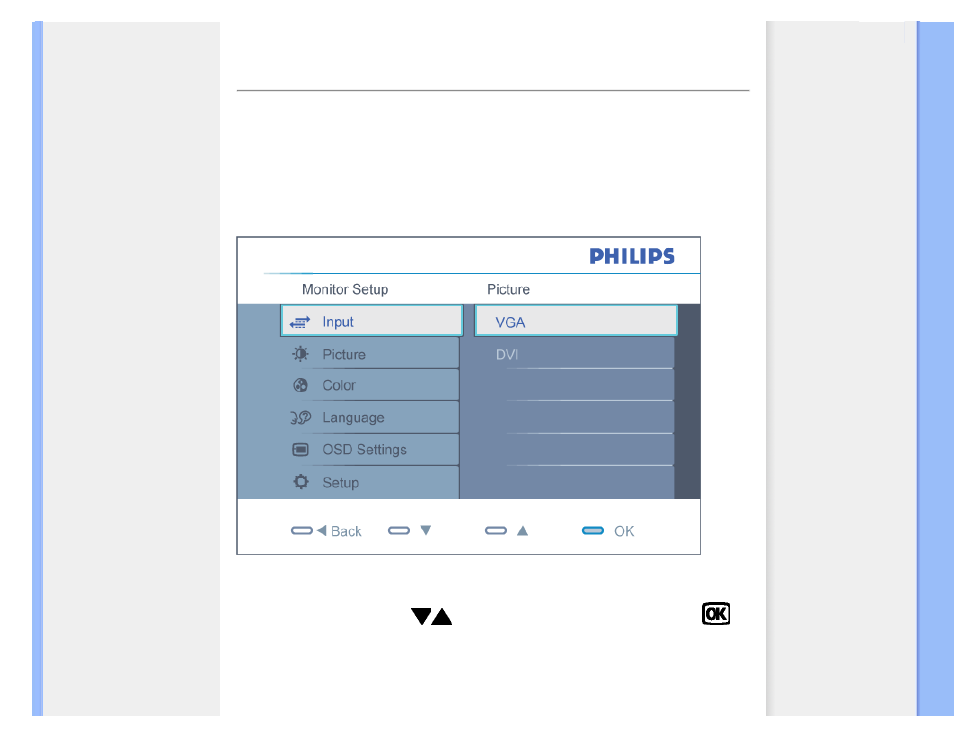 On-screen display | Philips 190S9FB-27 User Manual | Page 70 / 106