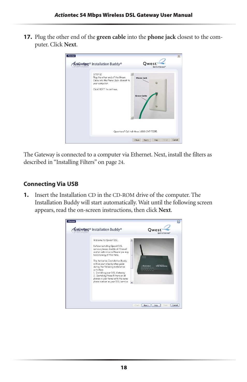 Actiontec electronic GT701-WG User Manual | Page 21 / 149