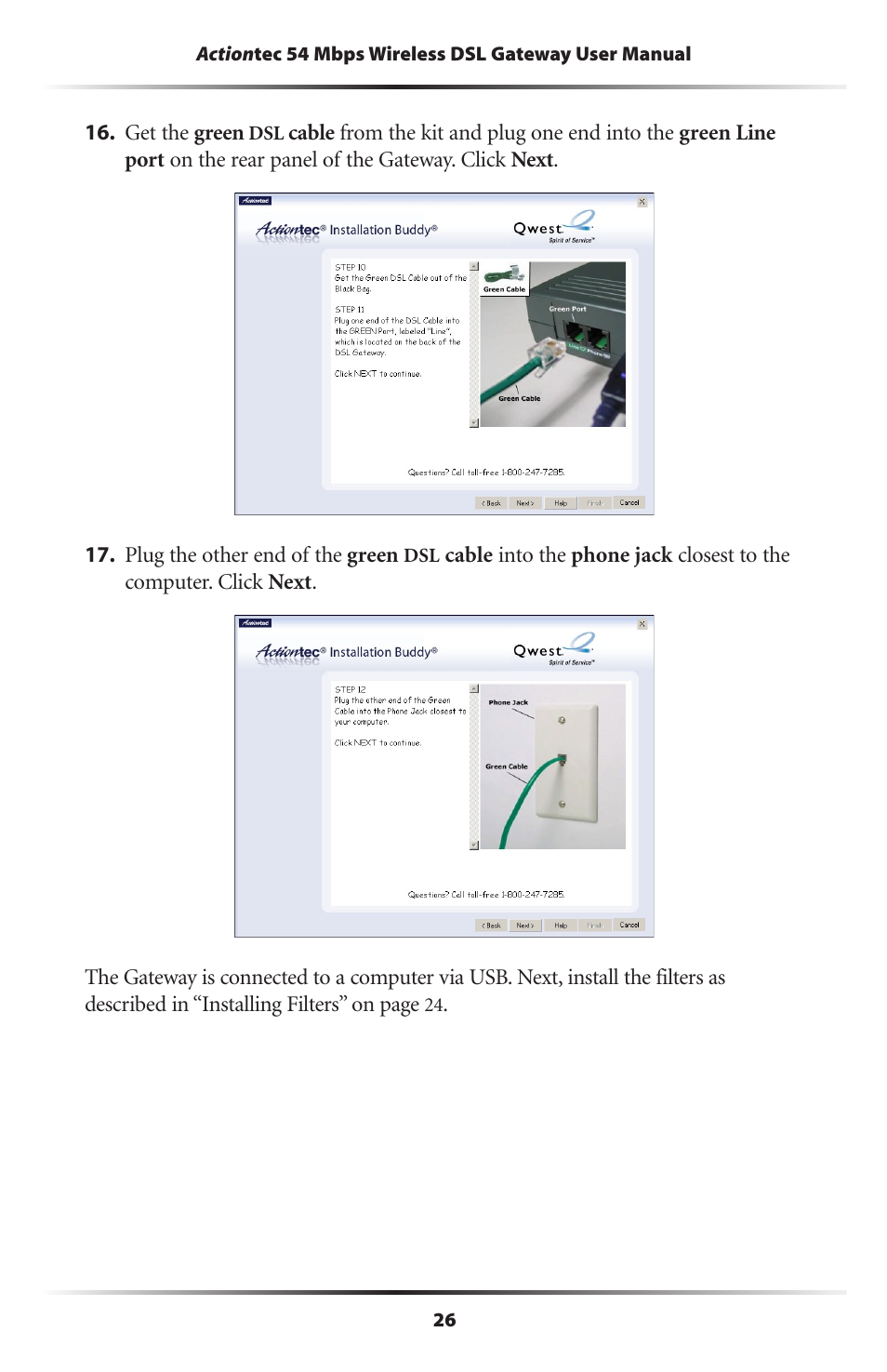 Actiontec electronic GT701-WG User Manual | Page 29 / 149