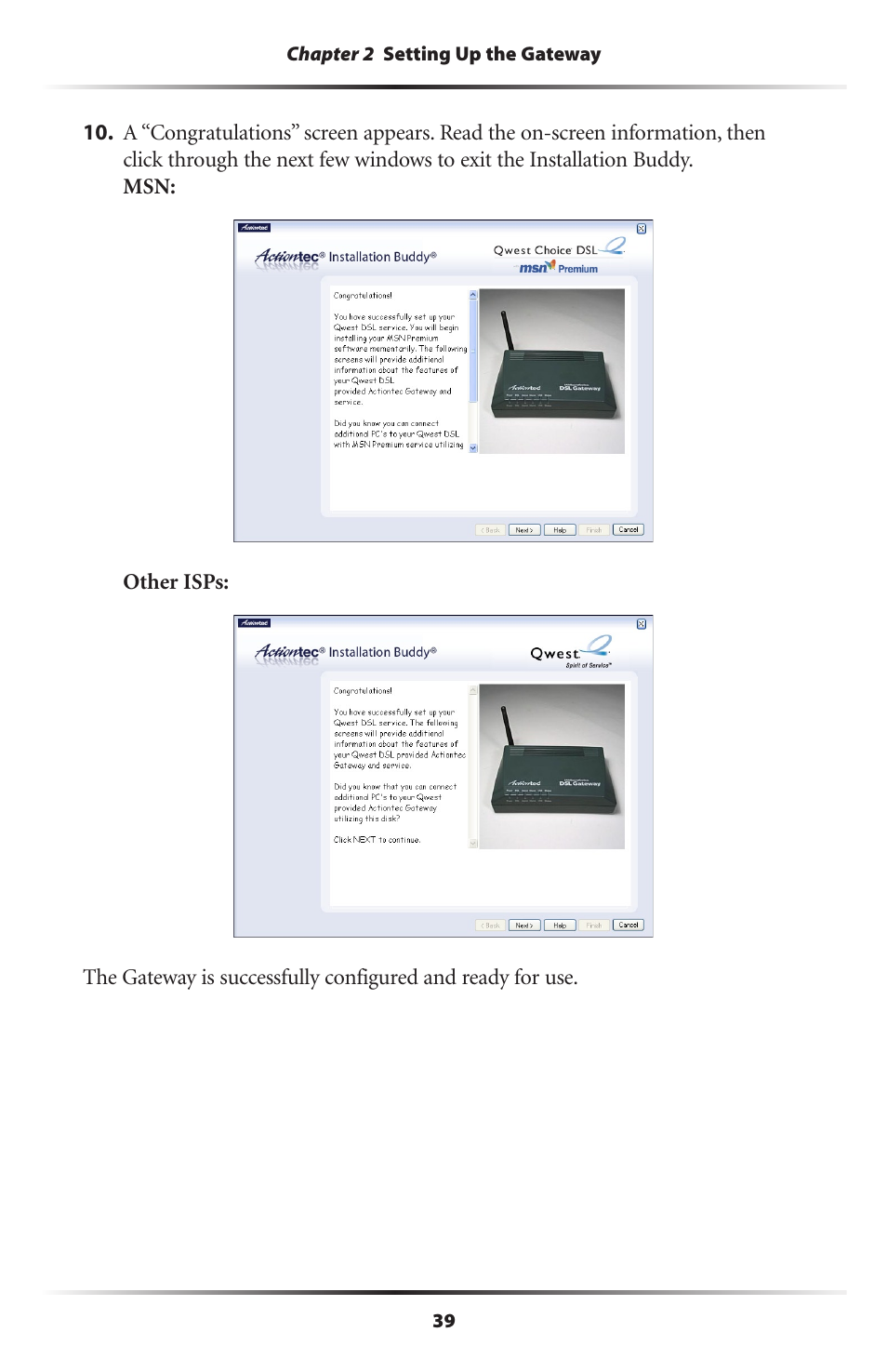 Actiontec electronic GT701-WG User Manual | Page 42 / 149