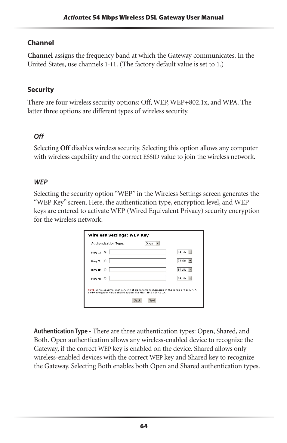 Actiontec electronic GT701-WG User Manual | Page 67 / 149