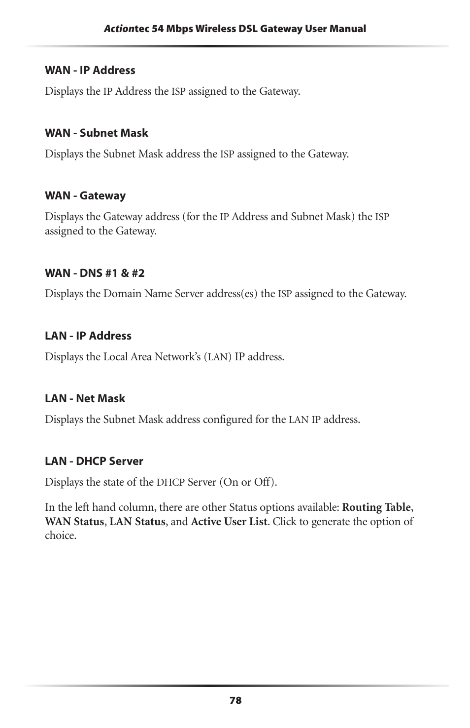 Actiontec electronic GT701-WG User Manual | Page 81 / 149