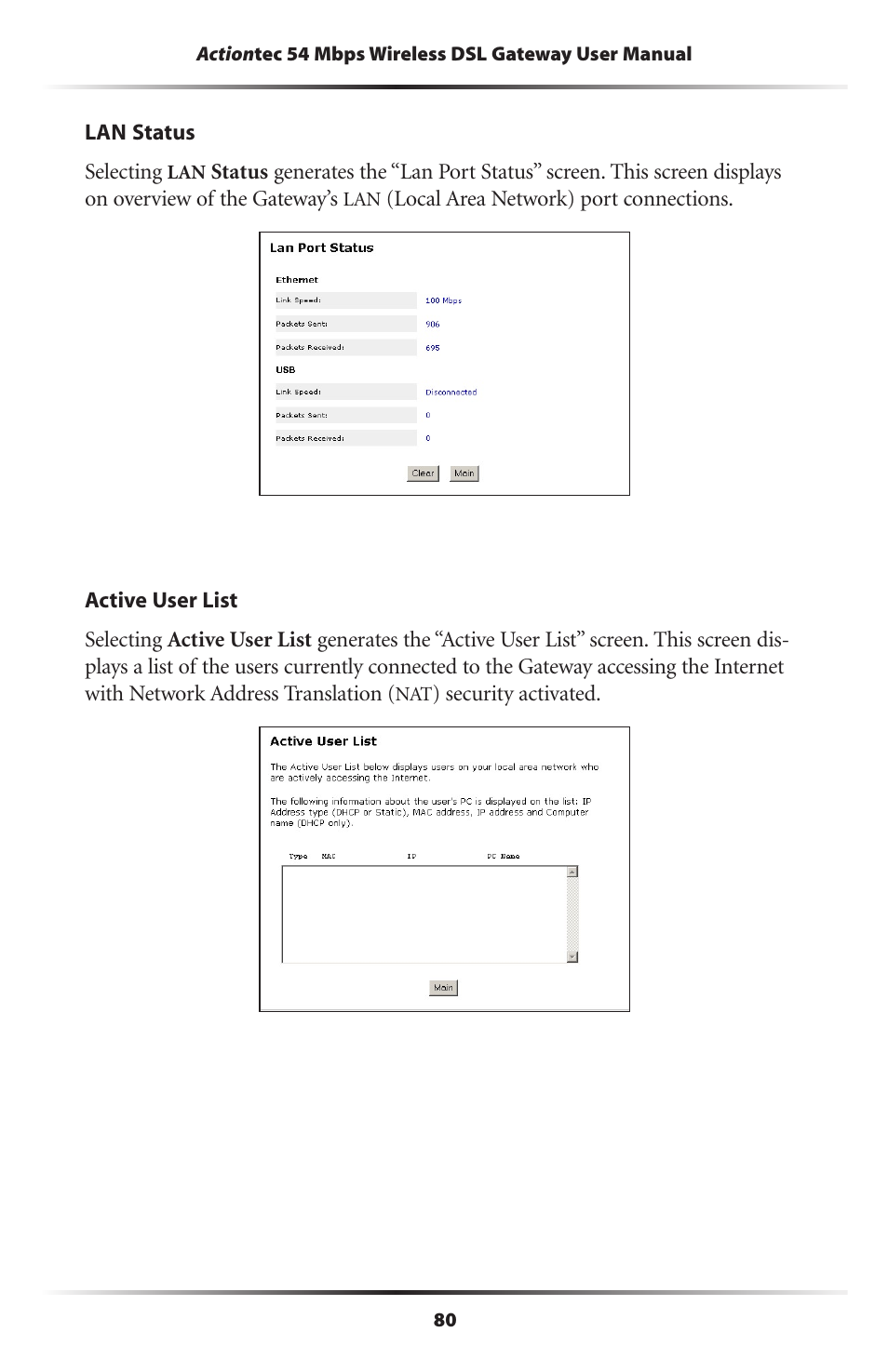 Actiontec electronic GT701-WG User Manual | Page 83 / 149