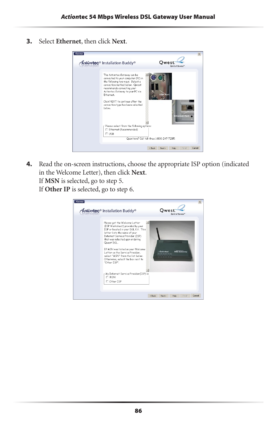 Actiontec electronic GT701-WG User Manual | Page 89 / 149