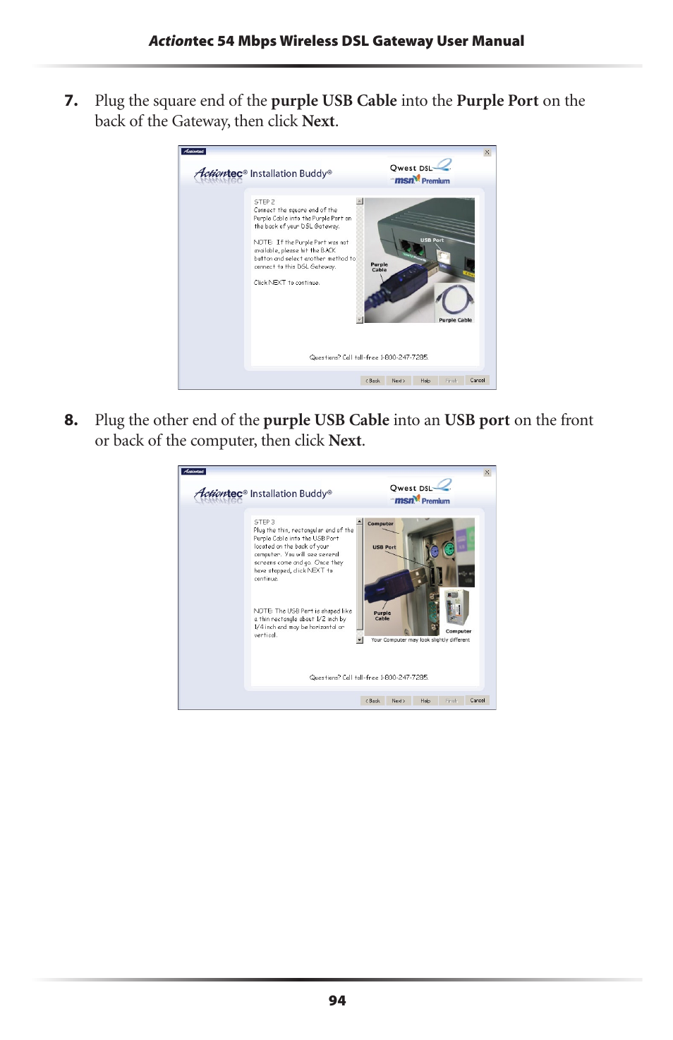 Actiontec electronic GT701-WG User Manual | Page 97 / 149