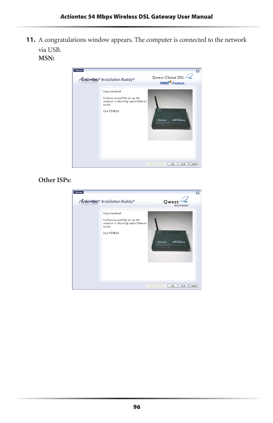 Actiontec electronic GT701-WG User Manual | Page 99 / 149