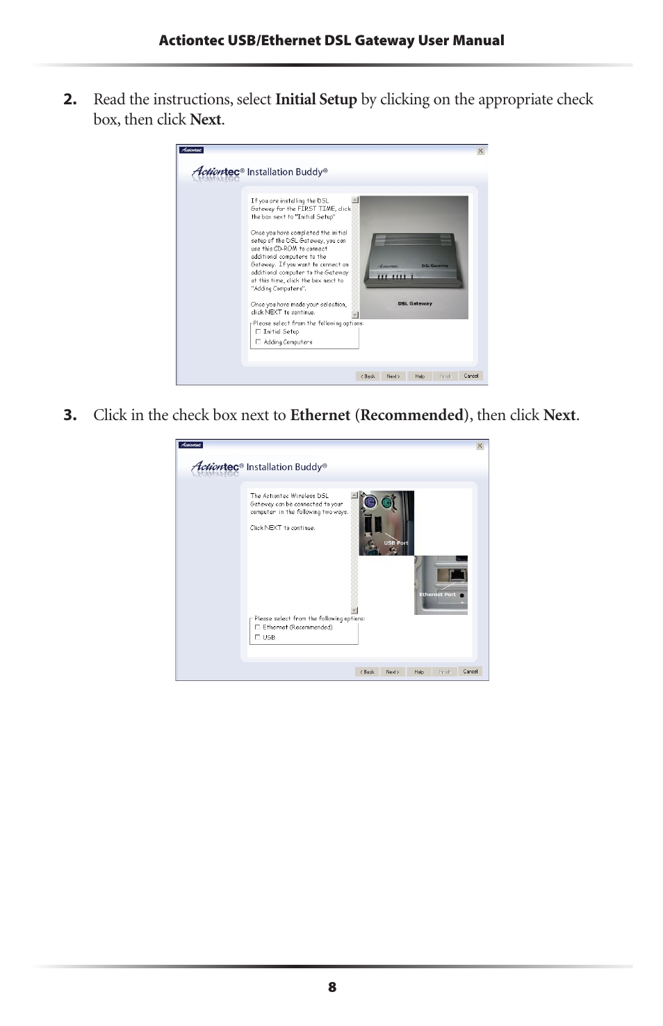 Actiontec electronic DSL GATEWAY GT704 User Manual | Page 11 / 121