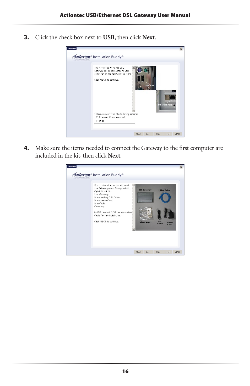 Actiontec electronic DSL GATEWAY GT704 User Manual | Page 19 / 121