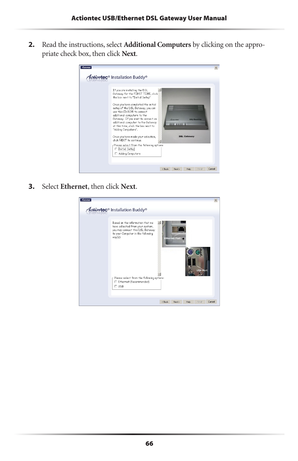 Actiontec electronic DSL GATEWAY GT704 User Manual | Page 69 / 121