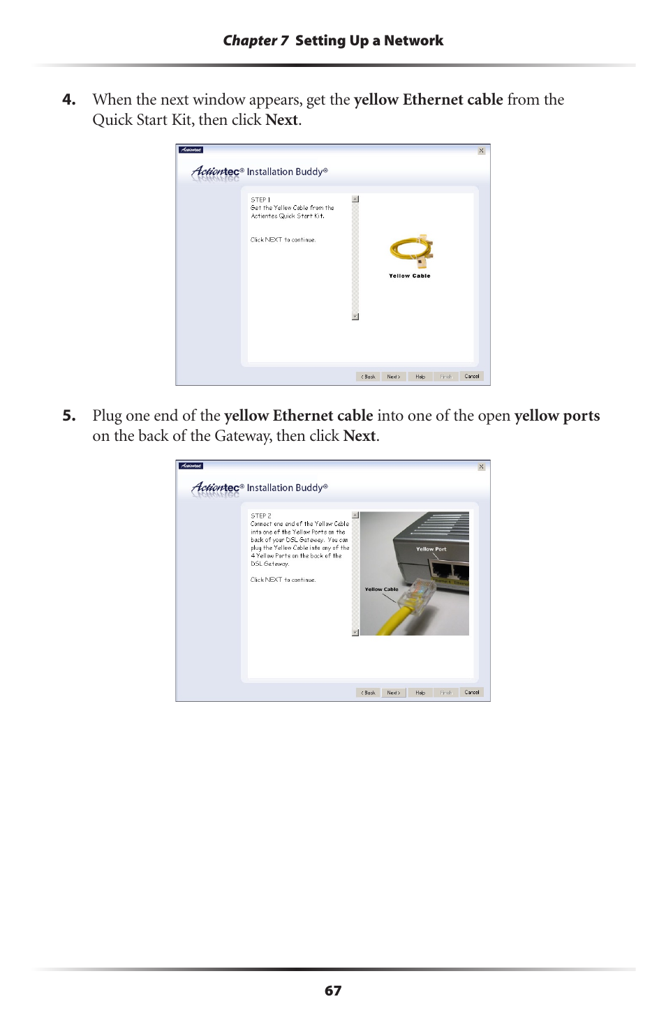 Actiontec electronic DSL GATEWAY GT704 User Manual | Page 70 / 121