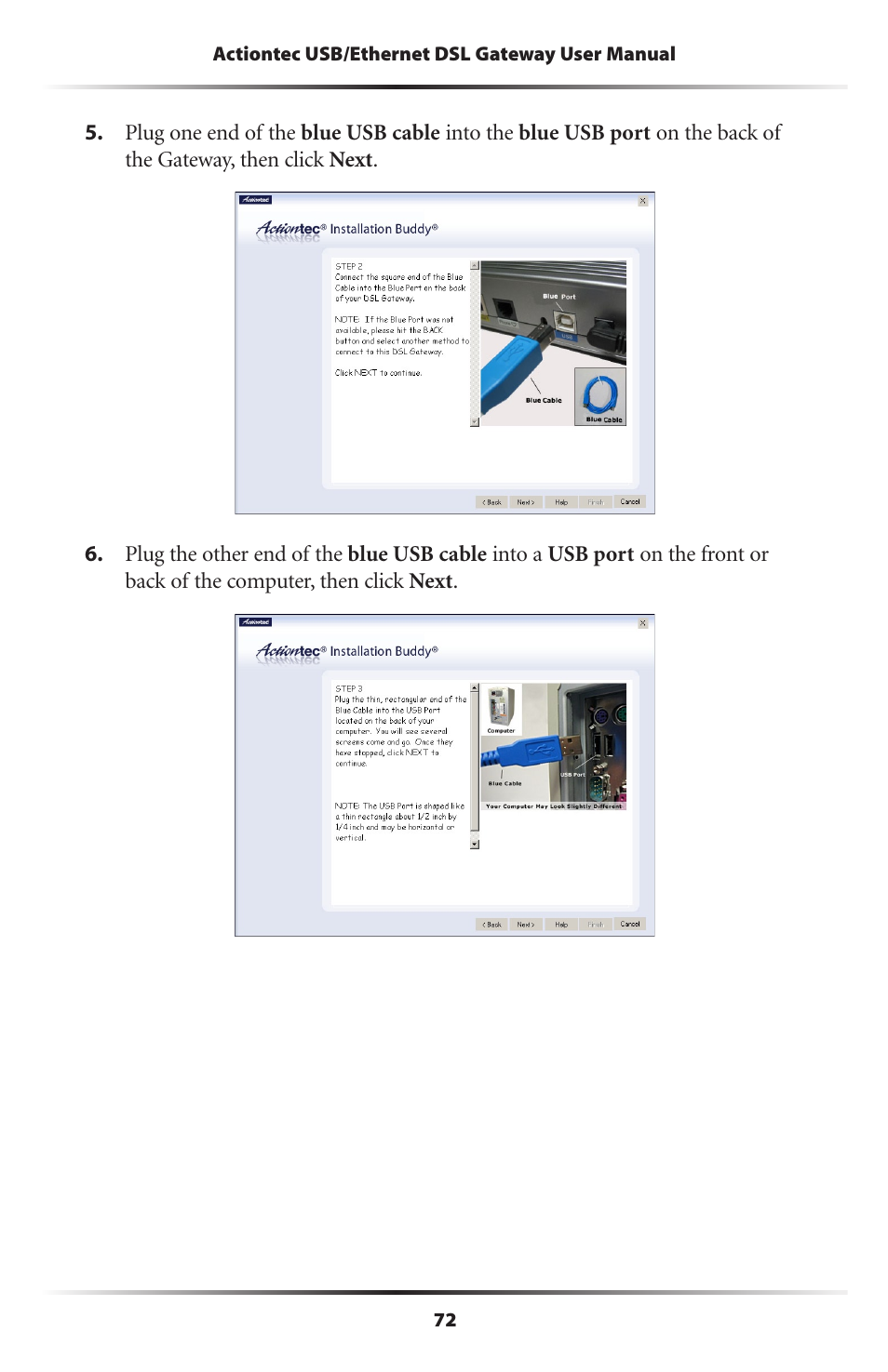 Actiontec electronic DSL GATEWAY GT704 User Manual | Page 75 / 121