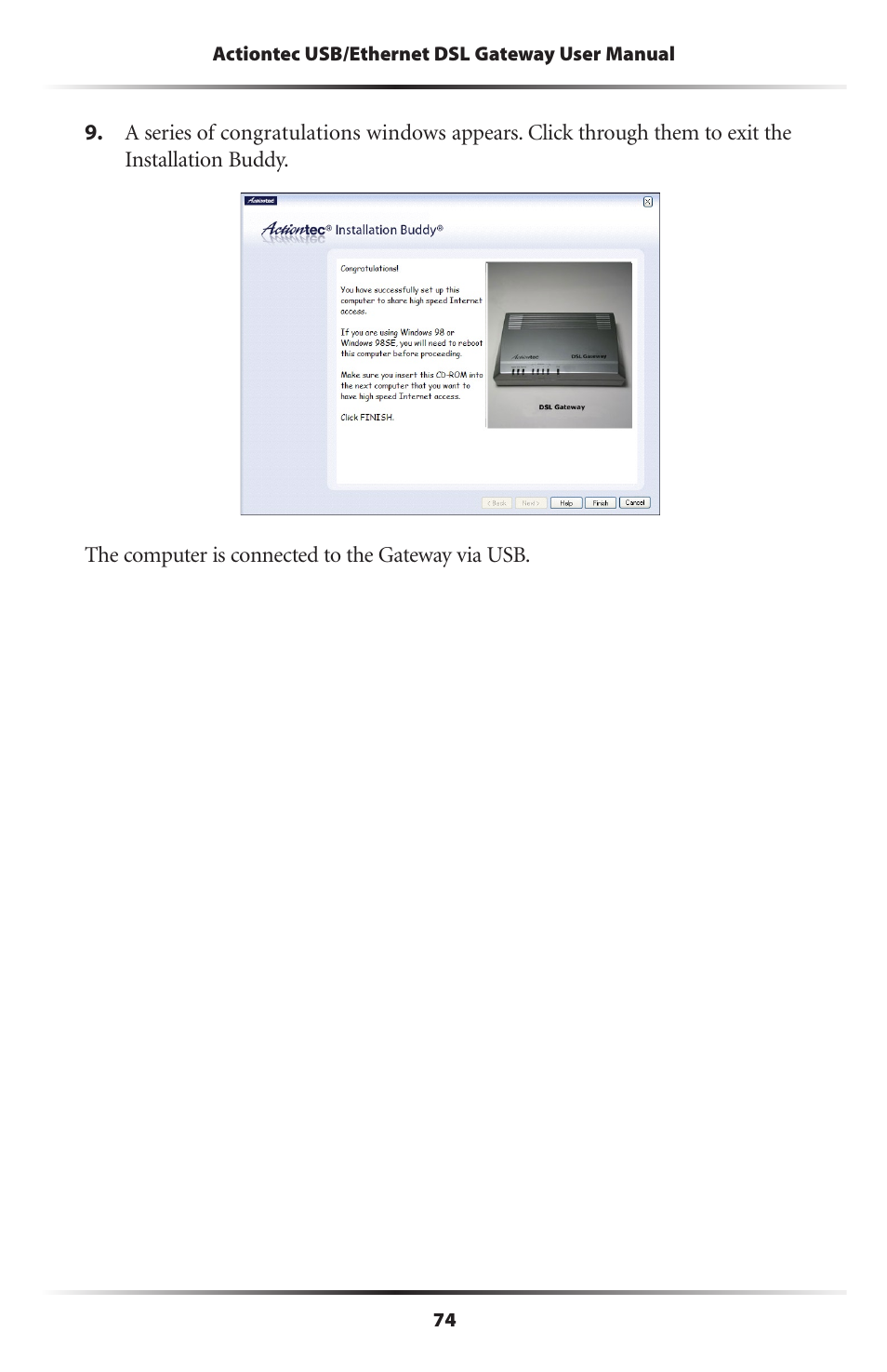 Actiontec electronic DSL GATEWAY GT704 User Manual | Page 77 / 121