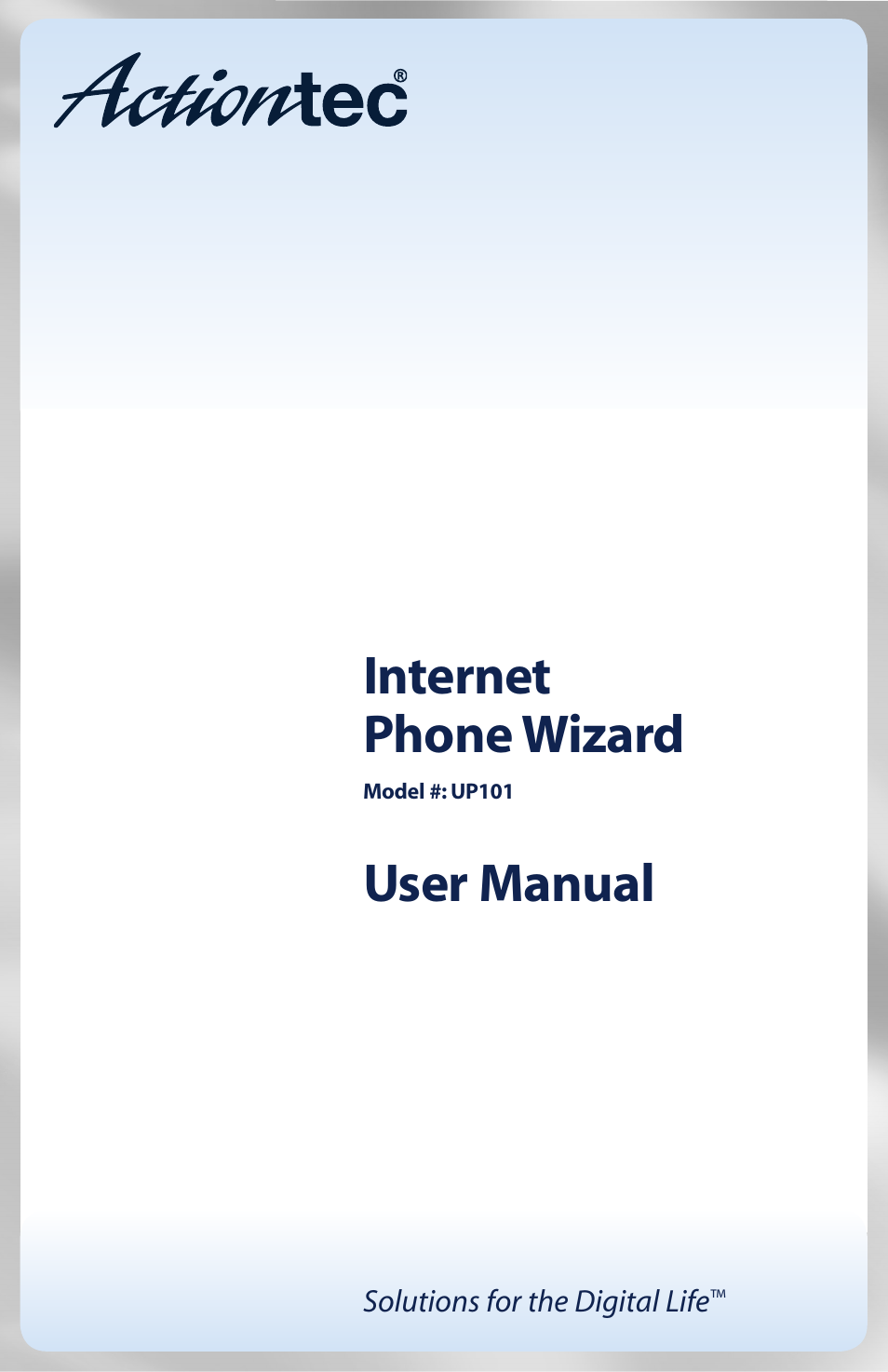 Actiontec electronic UP101 User Manual | 41 pages