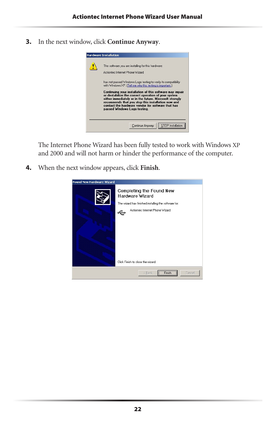 Actiontec electronic UP101 User Manual | Page 25 / 41