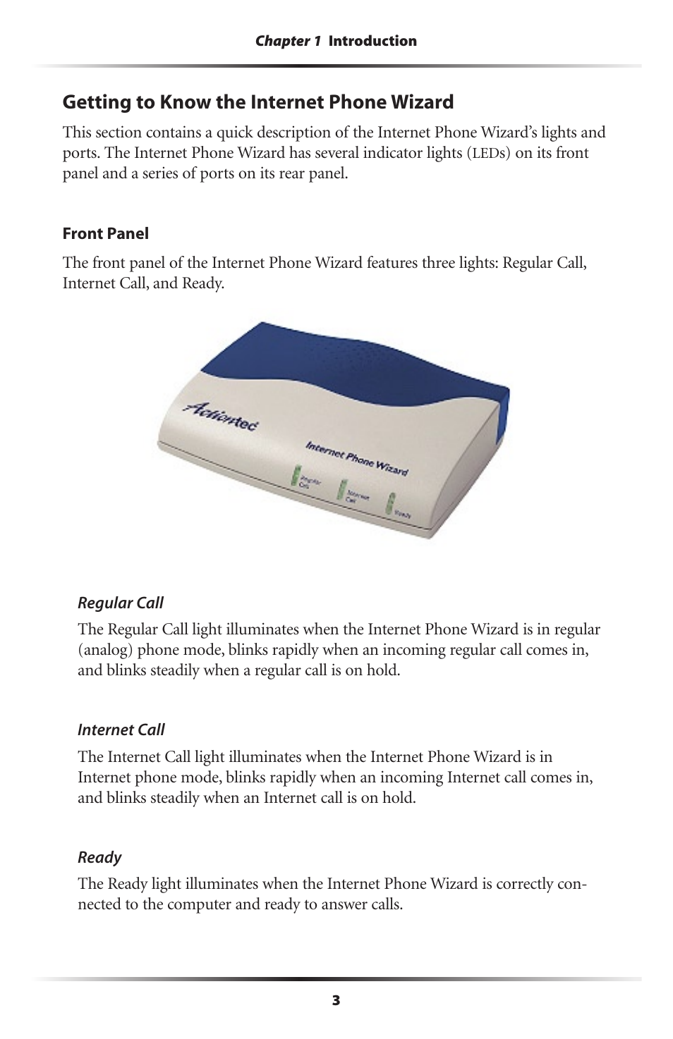 Getting to know the internet phone wizard | Actiontec electronic UP101 User Manual | Page 6 / 41