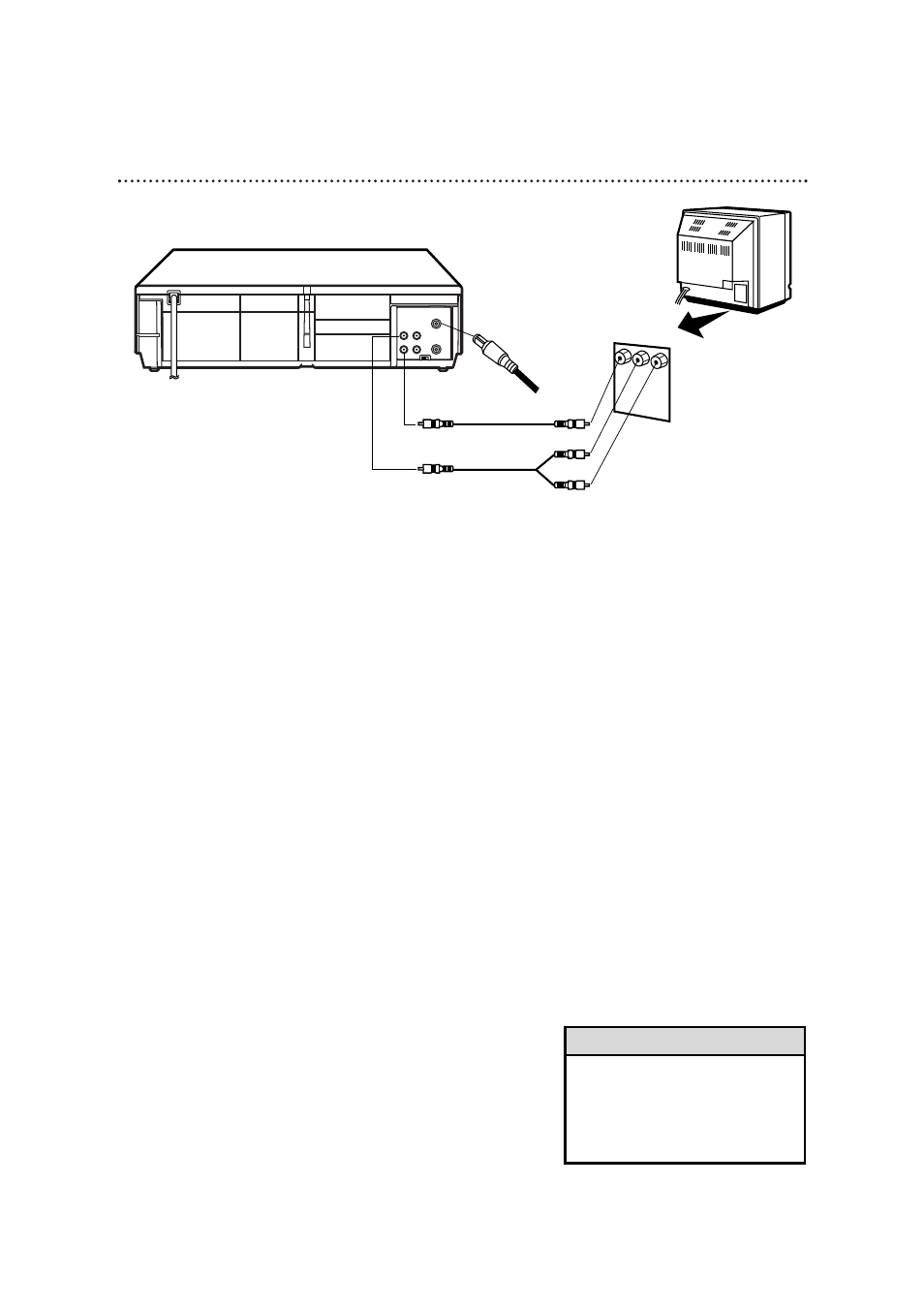 10 hookups with a stereo tv | Philips VRKD12BL99 User Manual | Page 10 / 43