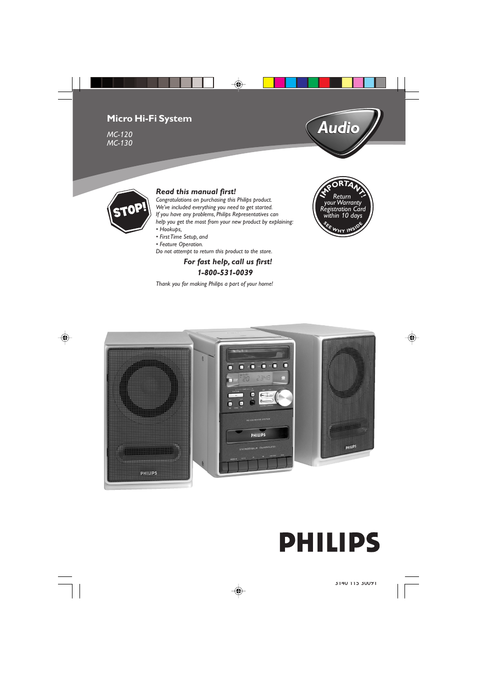 Philips MC120 User Manual | 22 pages