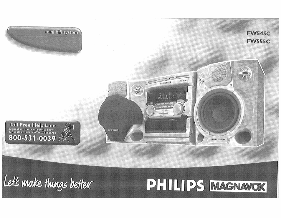 Philips FW555C37 User Manual | 80 pages