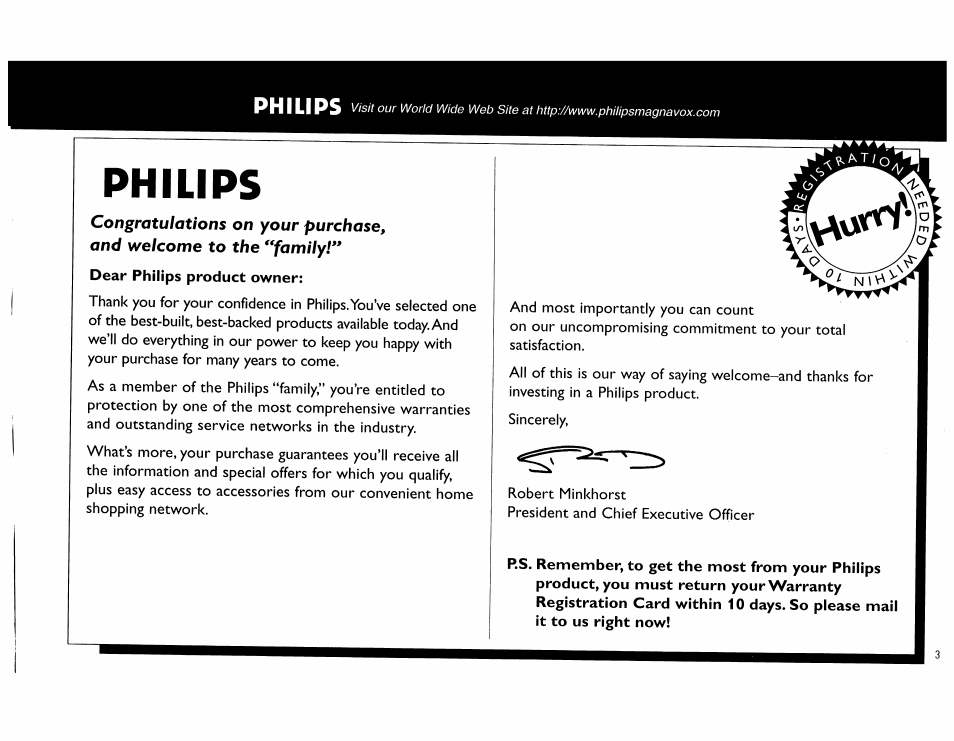 Philips | Philips FW555C37 User Manual | Page 3 / 80