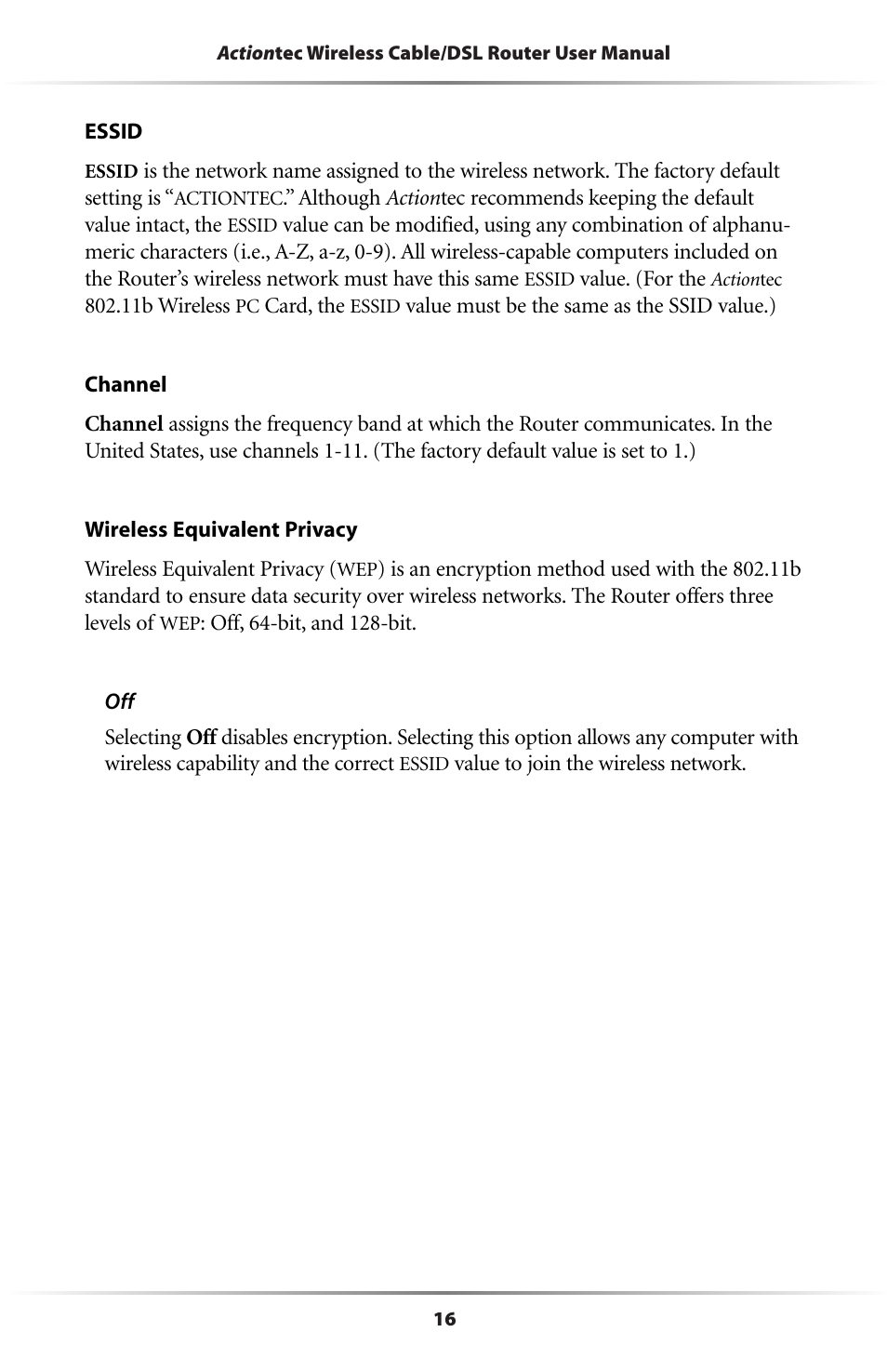 Actiontec electronic GE344000-01 User Manual | Page 19 / 87