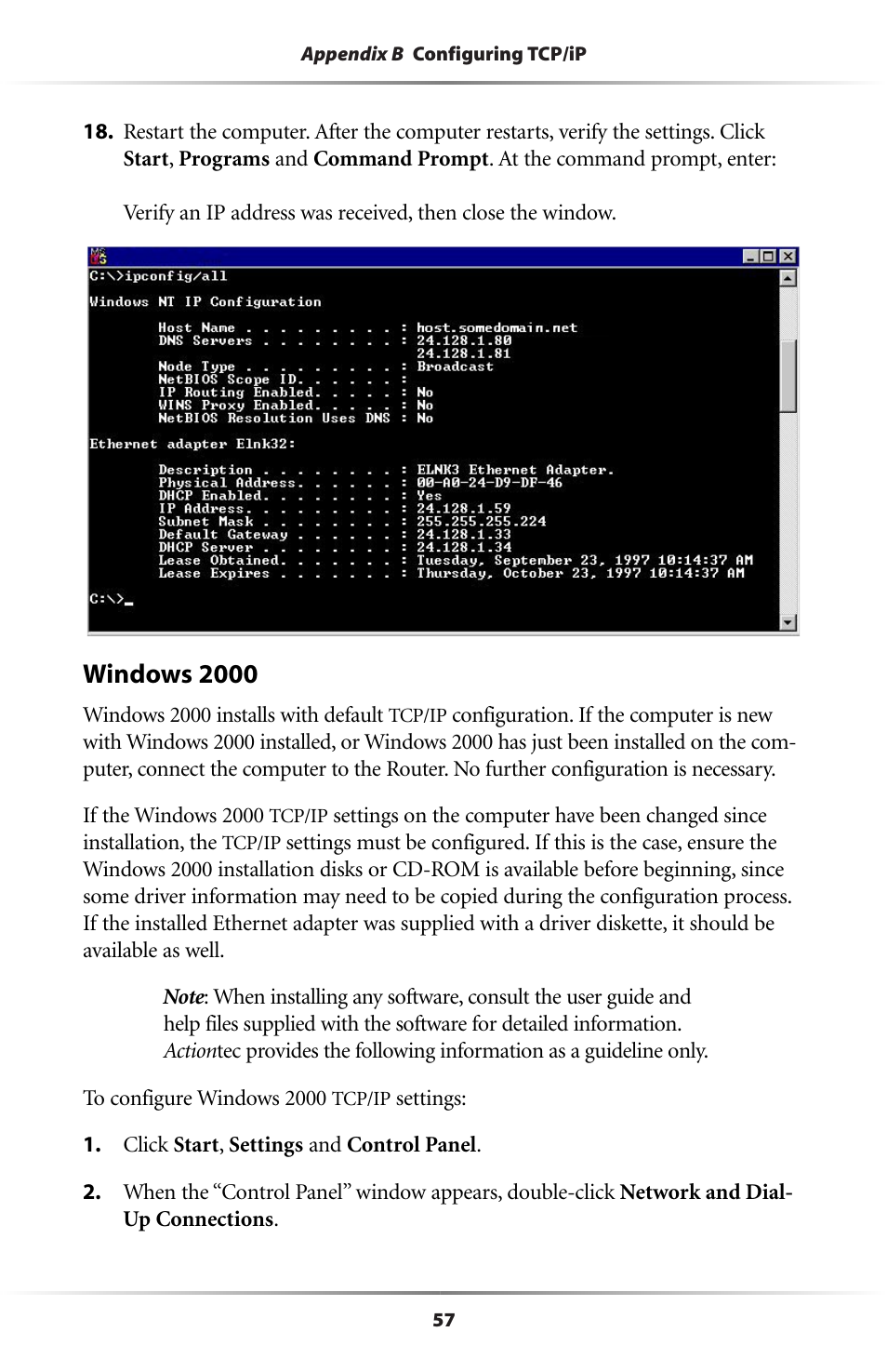 Actiontec electronic GE344000-01 User Manual | Page 60 / 87