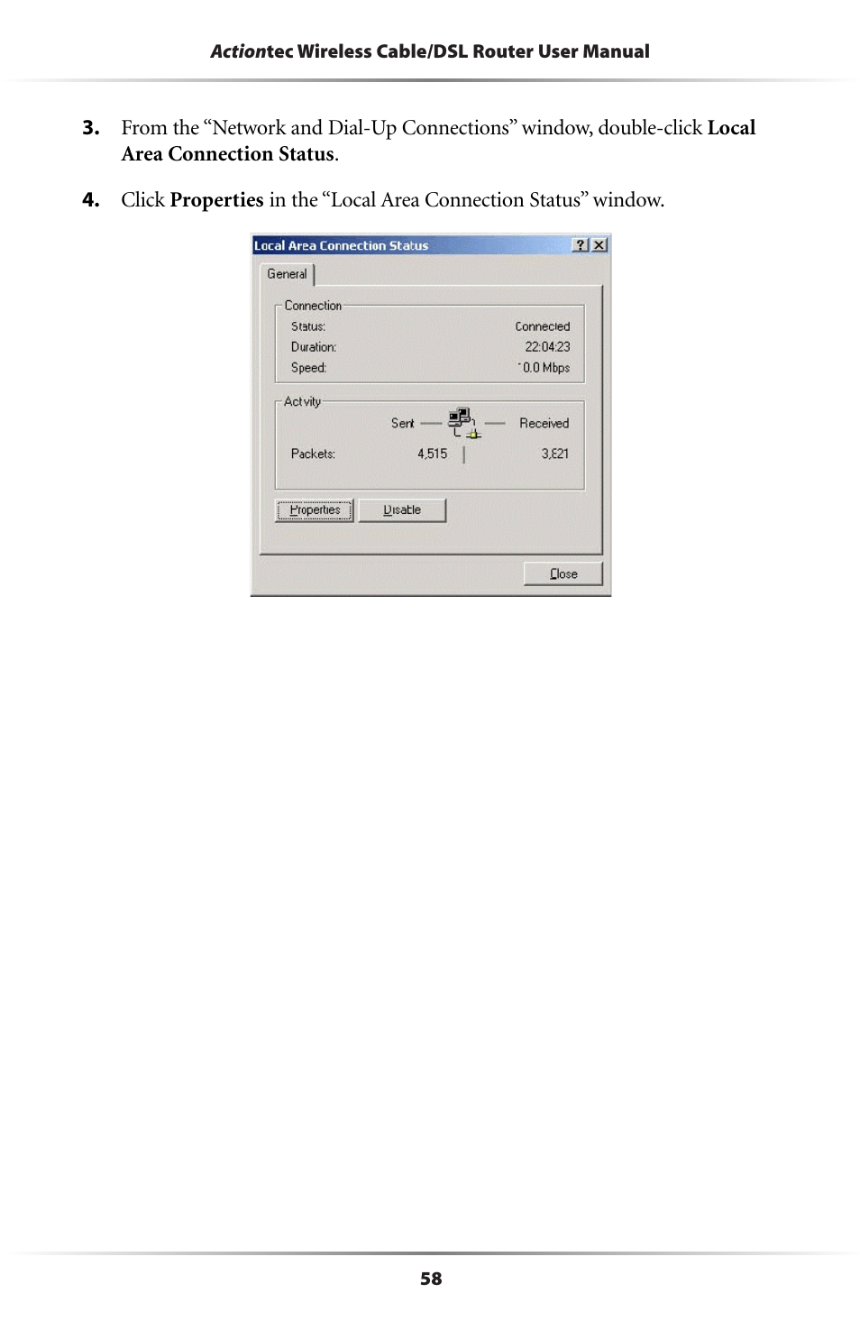 Actiontec electronic GE344000-01 User Manual | Page 61 / 87