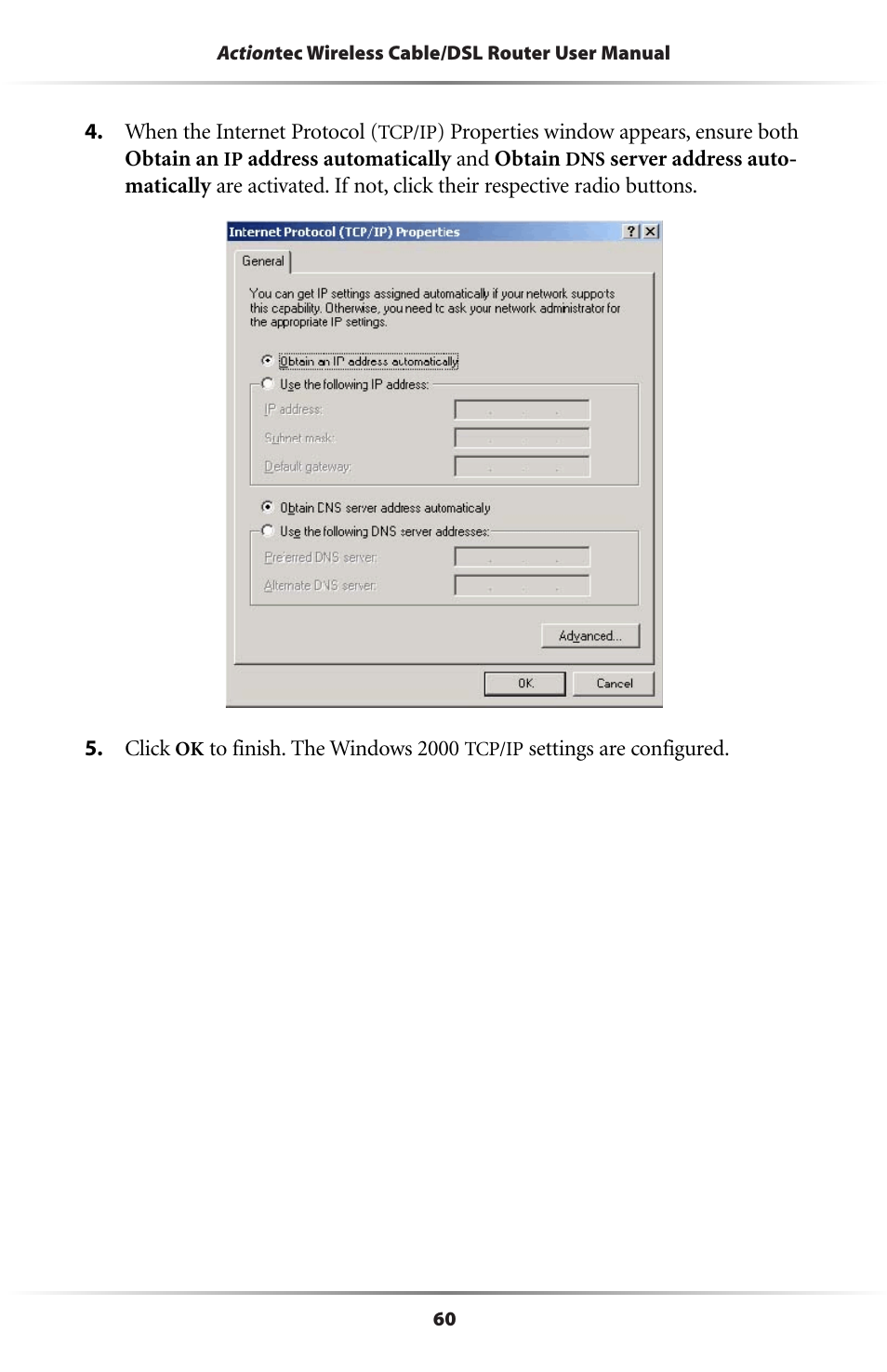 Actiontec electronic GE344000-01 User Manual | Page 63 / 87