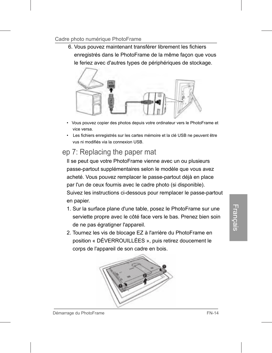 Ep 7: replacing the paper mat | Philips SPF3071-G7 User Manual | Page 103 / 128