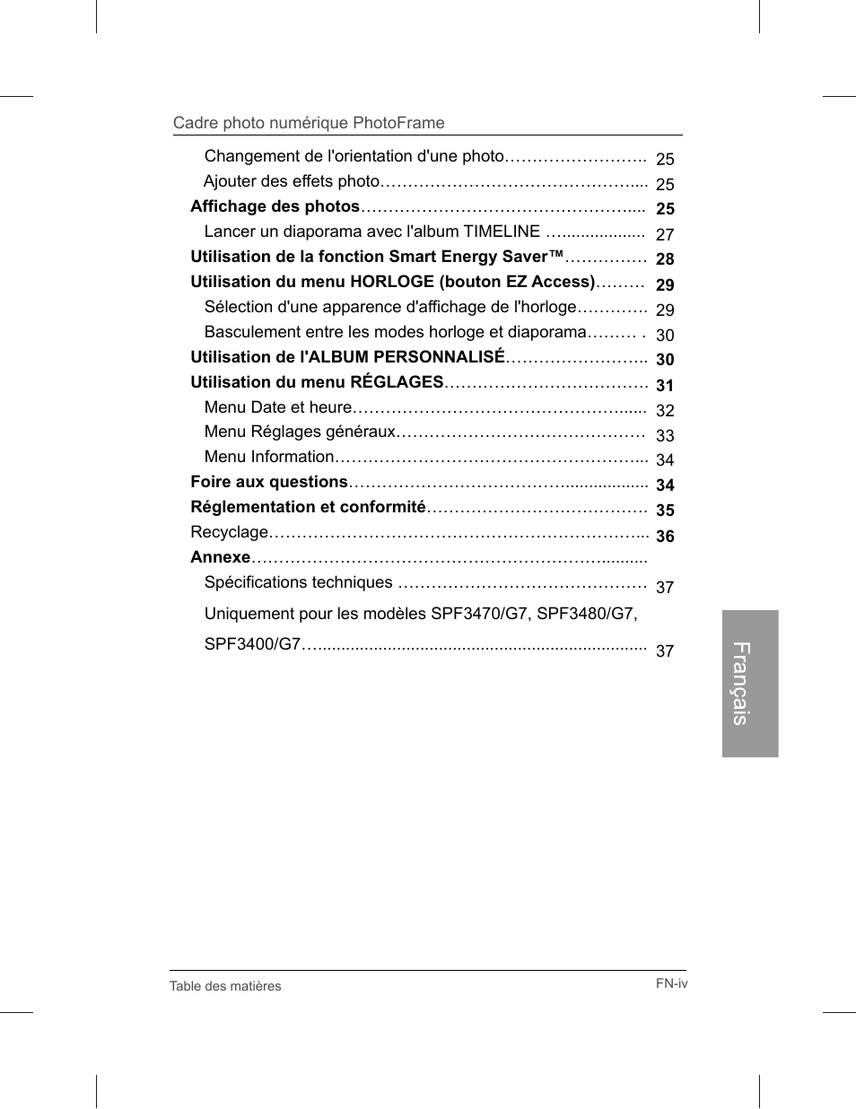 Philips SPF3071-G7 User Manual | Page 89 / 128