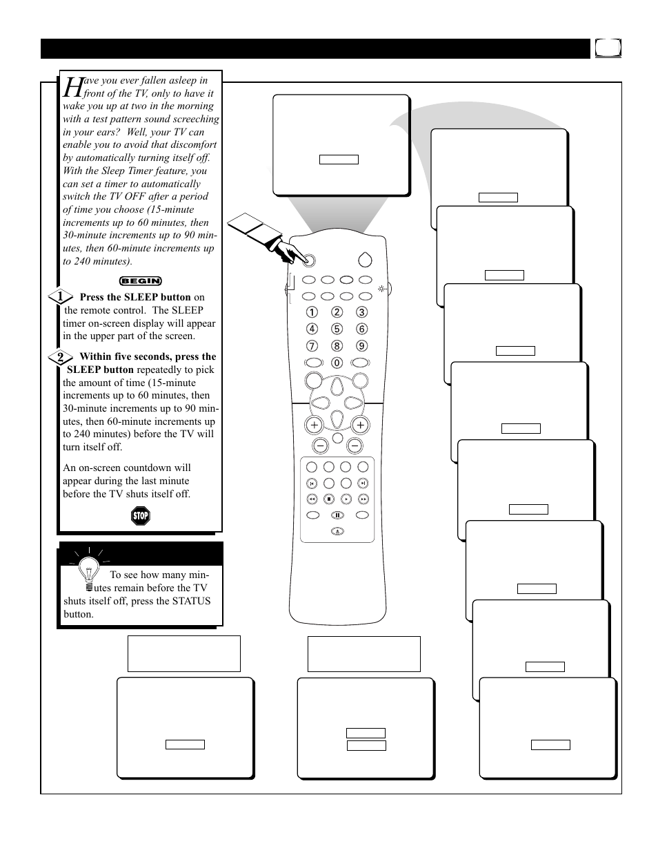 Sing the, Leep, Imer | Philips 27DV60S99 User Manual | Page 19 / 62