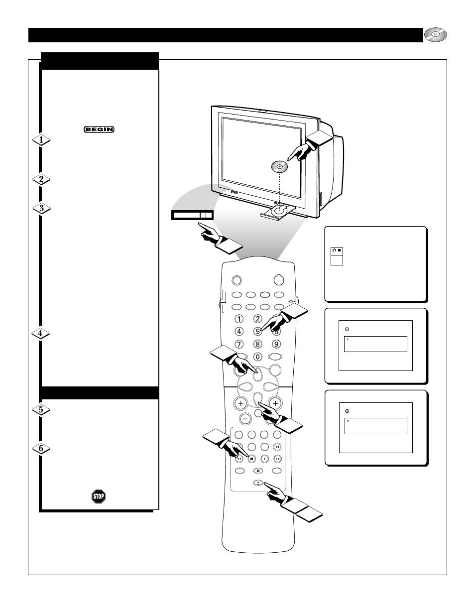 Dvd p, Perating the, Layer | Laying a, Uthorizing, Iscs | Philips 27DV60S99 User Manual | Page 47 / 62