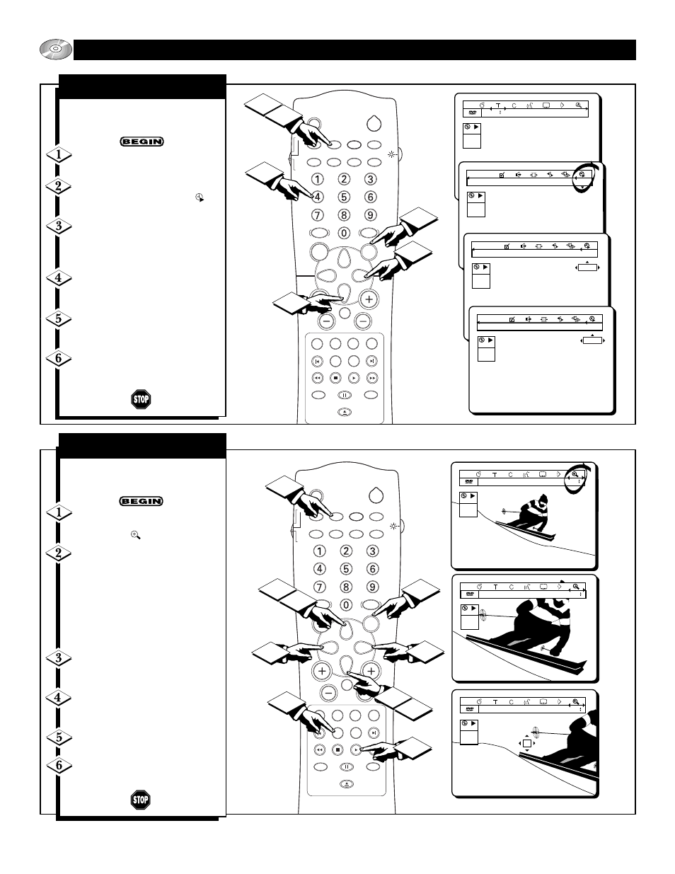 Dvd p, Perating the, Layer | Eneral, Eatures, Earch | Philips 27DV60S99 User Manual | Page 52 / 62