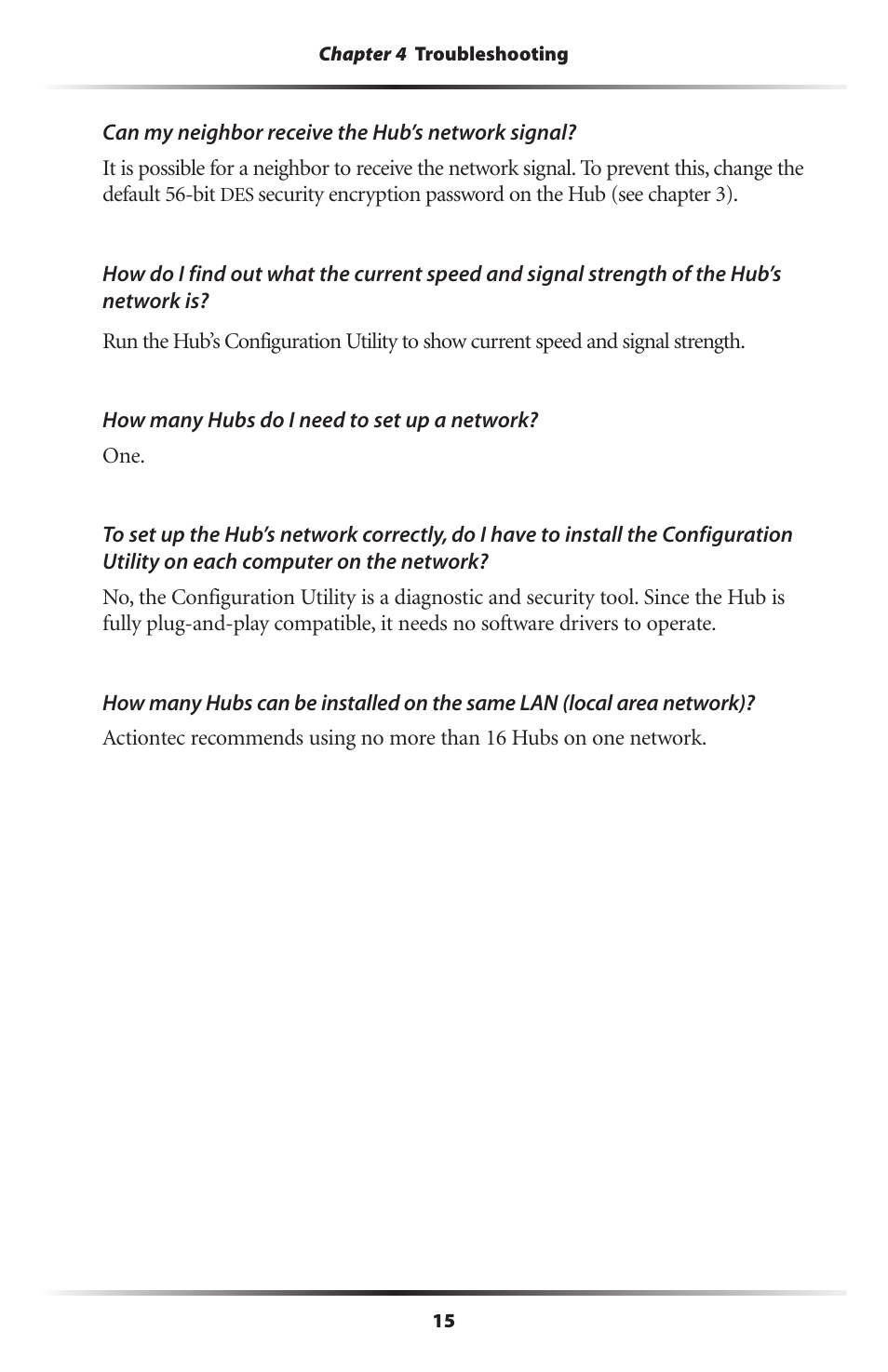 Actiontec electronic HPE400T User Manual | Page 18 / 55