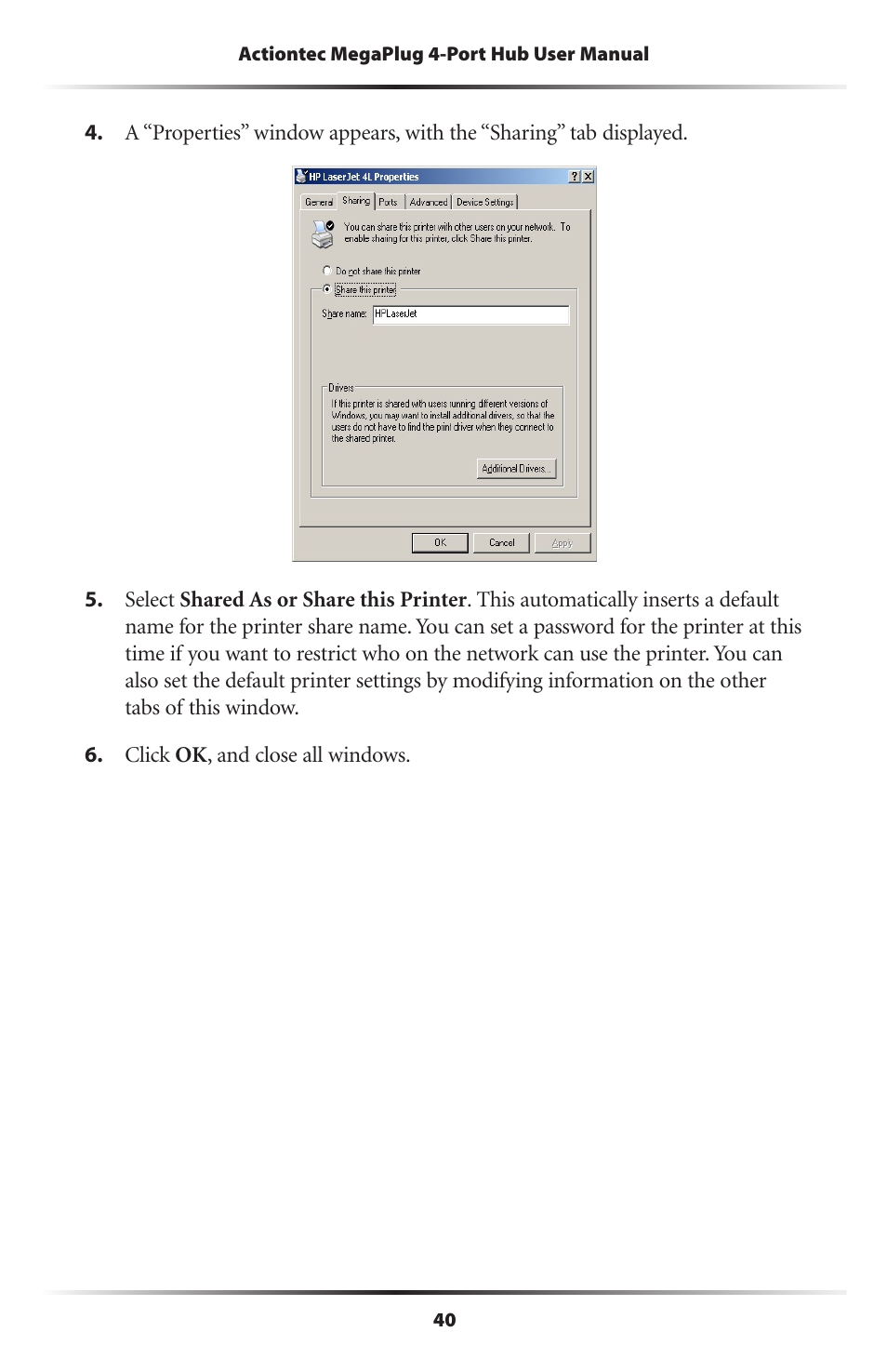 Actiontec electronic HPE400T User Manual | Page 43 / 55