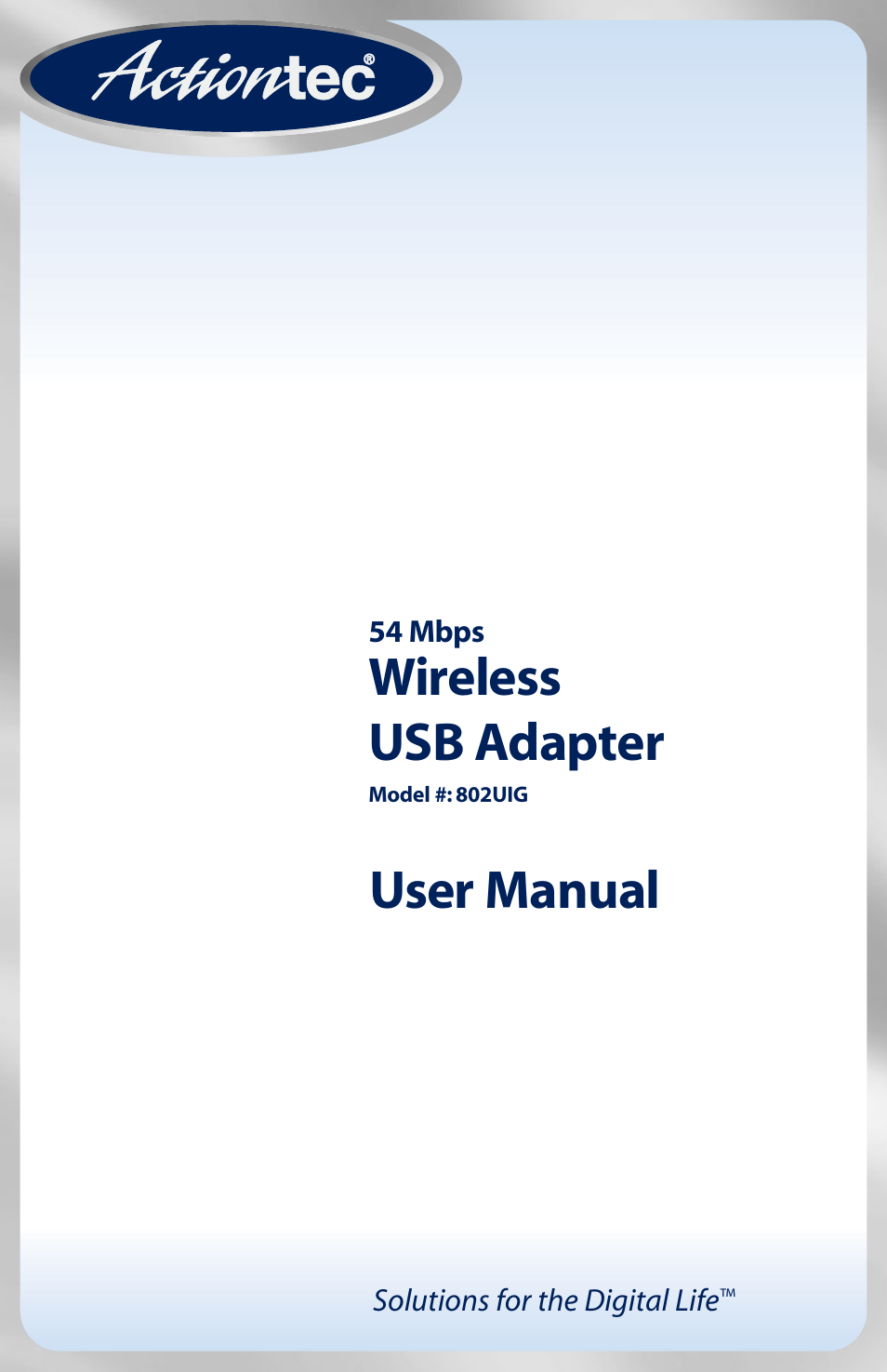 Actiontec electronic 802UIG User Manual | 41 pages