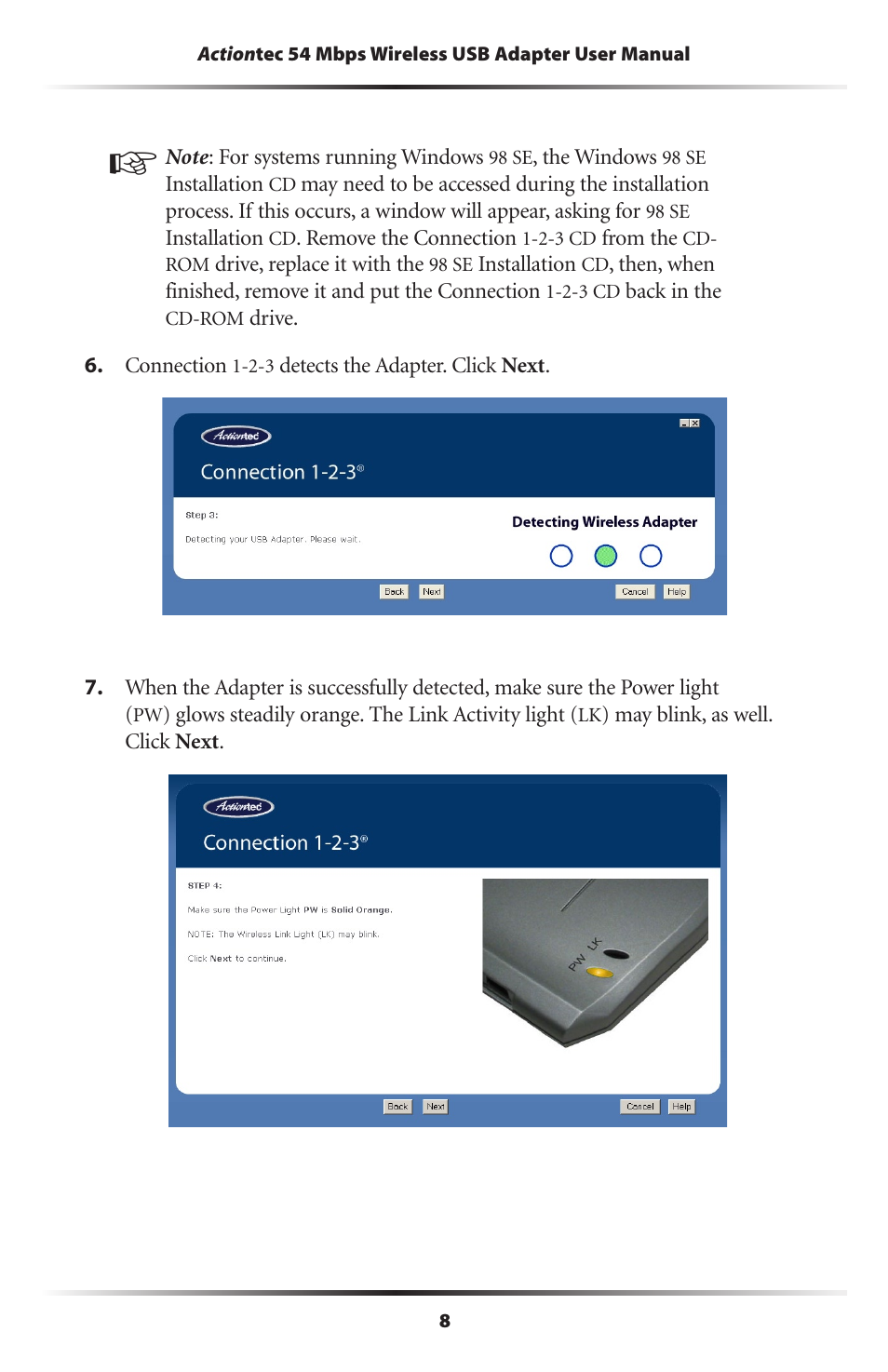 Actiontec electronic 802UIG User Manual | Page 11 / 41