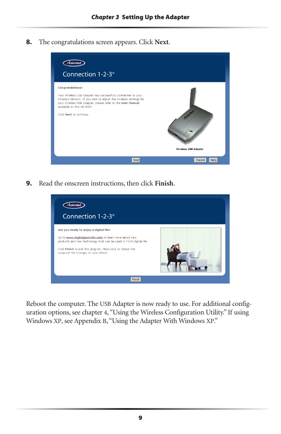 Actiontec electronic 802UIG User Manual | Page 12 / 41