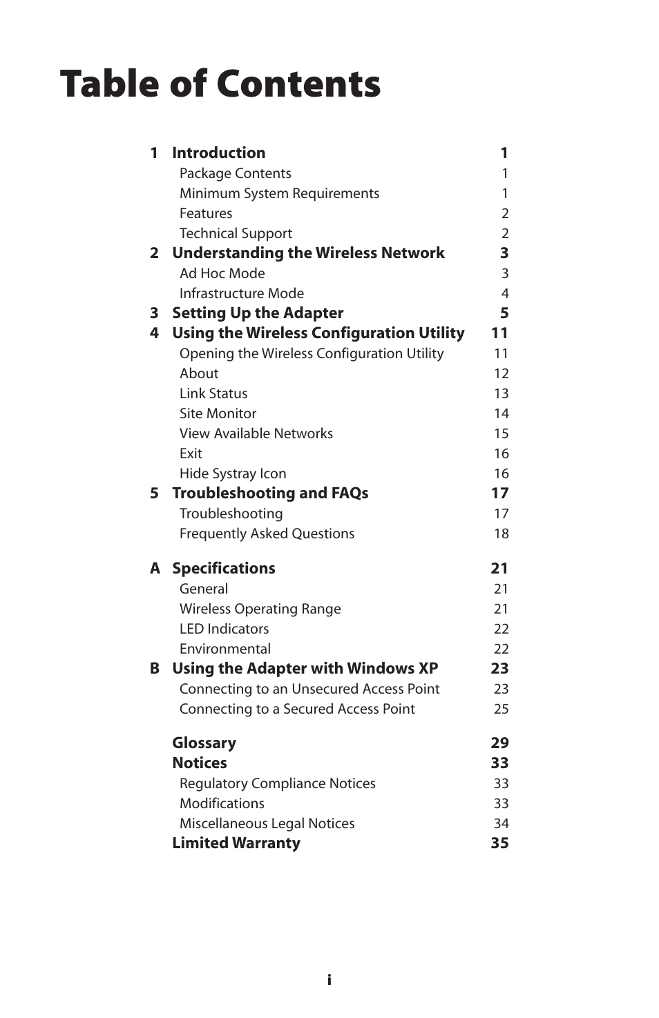 Actiontec electronic 802UIG User Manual | Page 2 / 41