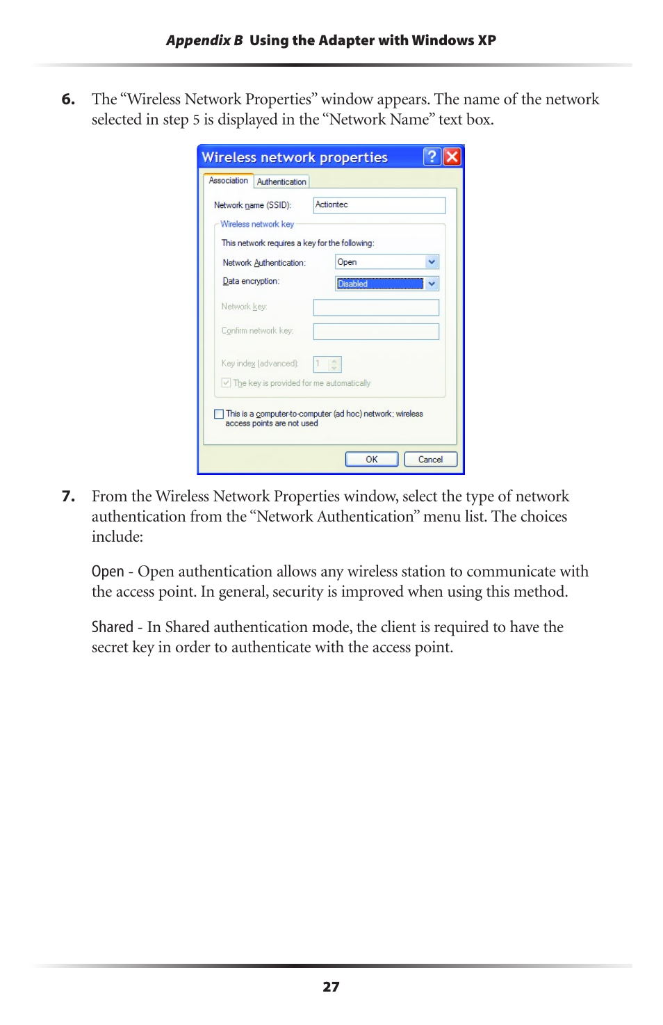 Actiontec electronic 802UIG User Manual | Page 30 / 41