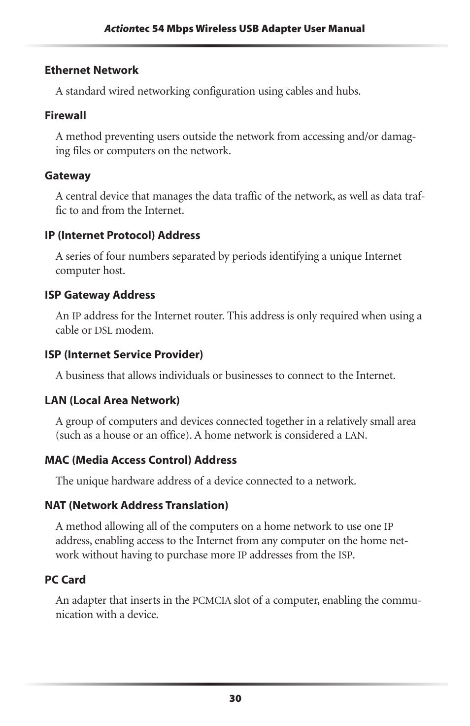 Actiontec electronic 802UIG User Manual | Page 33 / 41