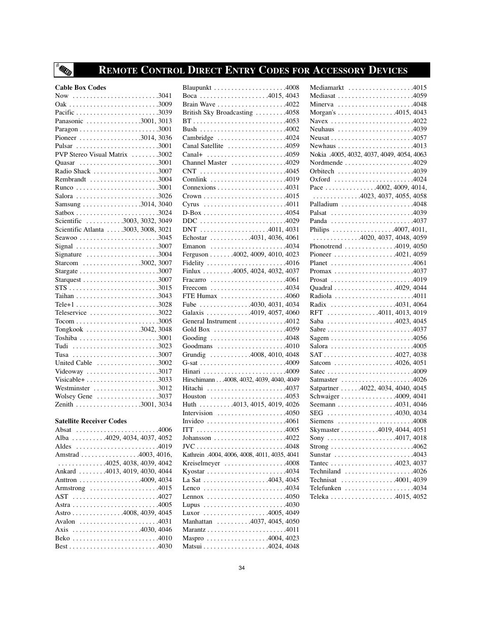 Philips 26" HDTV monitor widescreen TV User Manual | Page 34 / 39