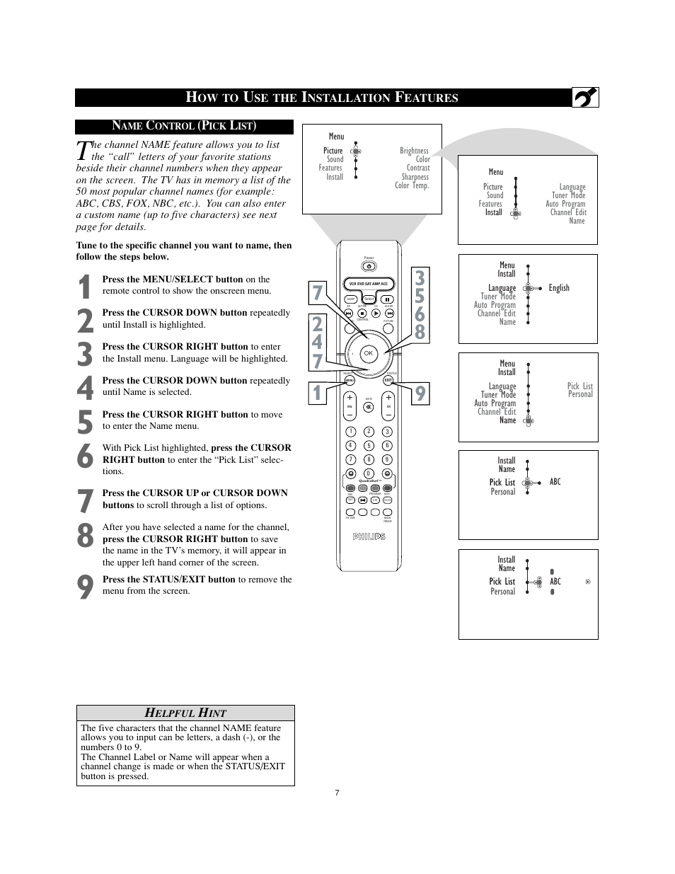 Philips 26" HDTV monitor widescreen TV User Manual | Page 7 / 39