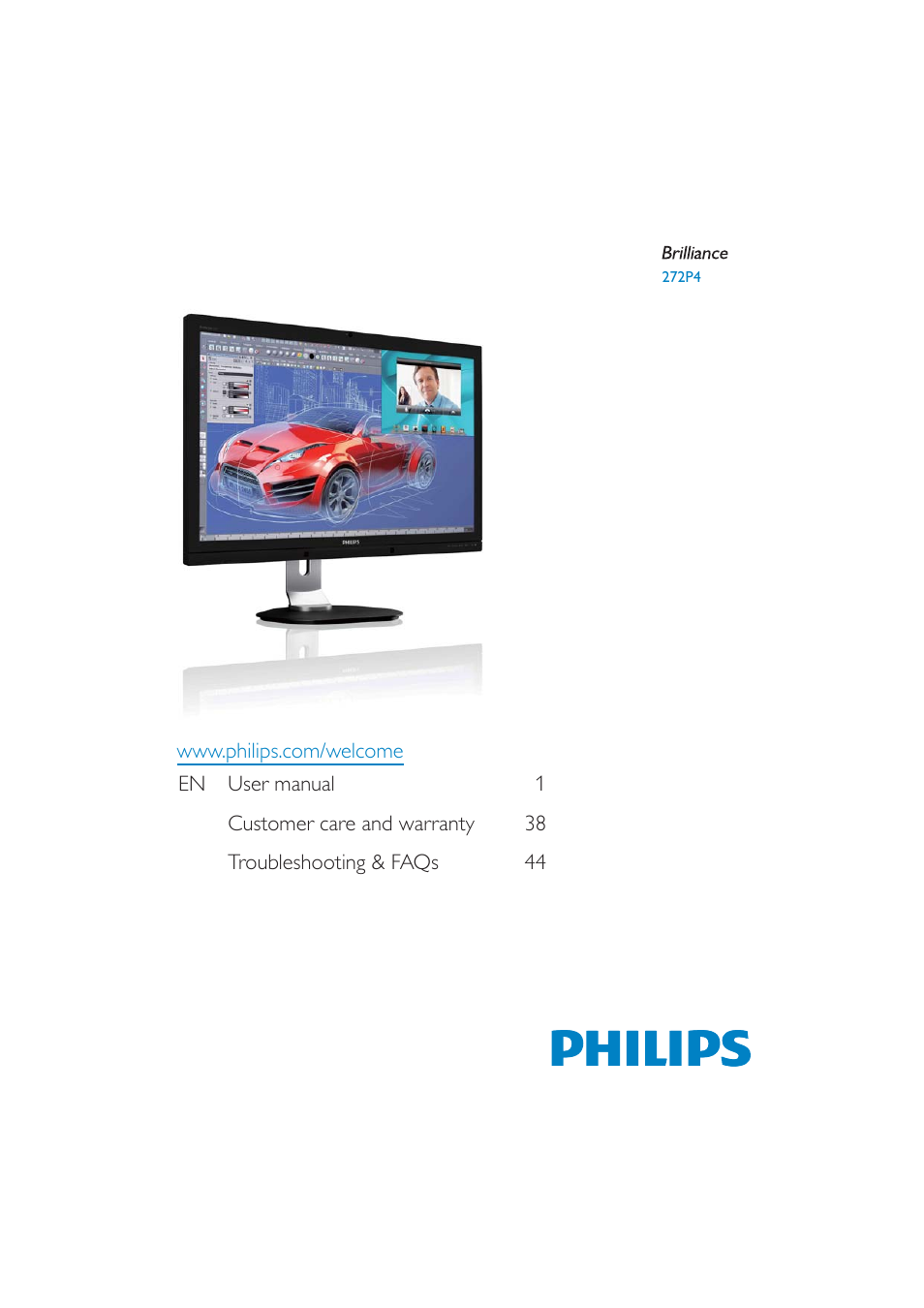 Philips 272P4QPJKEB-00 User Manual | 52 pages